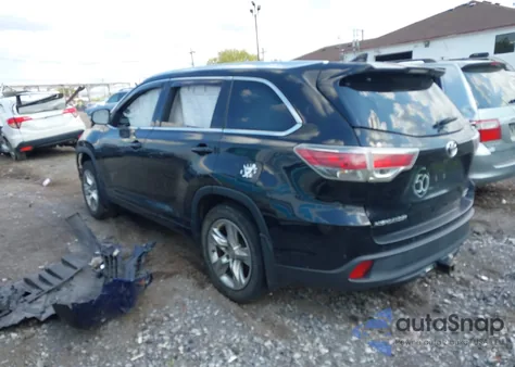 2014 Toyota Highlander Limited/Ltd Platnum z USA, uszkodzony, nr VIN 5TDDKRFH7ES042859